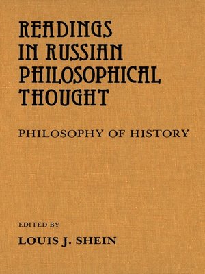 cover image of Readings in Russian Philosophical Thought